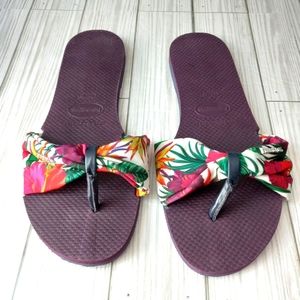 Havaianas Floral Tropical Thong Sandals